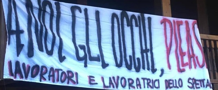 protesta mondo dello spettacolo