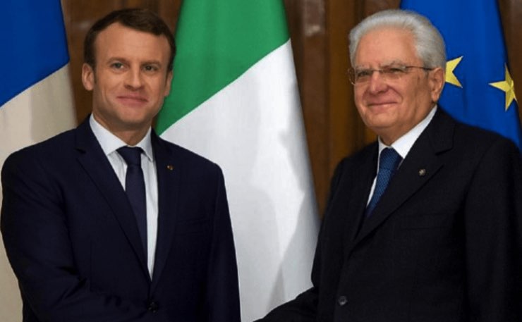 Mattarella Macron