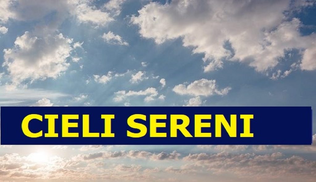 Previsioni Meteo OGGI giovedì 3 | cieli sereni