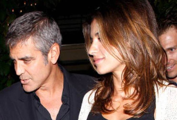 Elisabetta Canalis e George Clooney