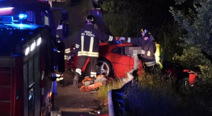 ferrari incidente