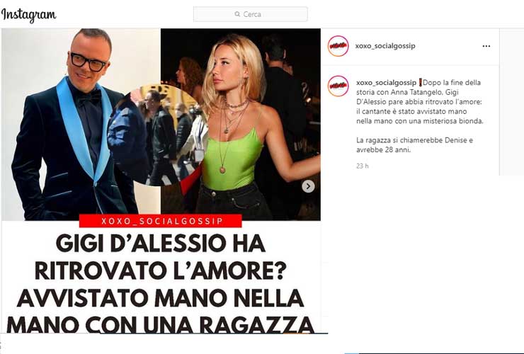 Gigi D'Alessio e Denise