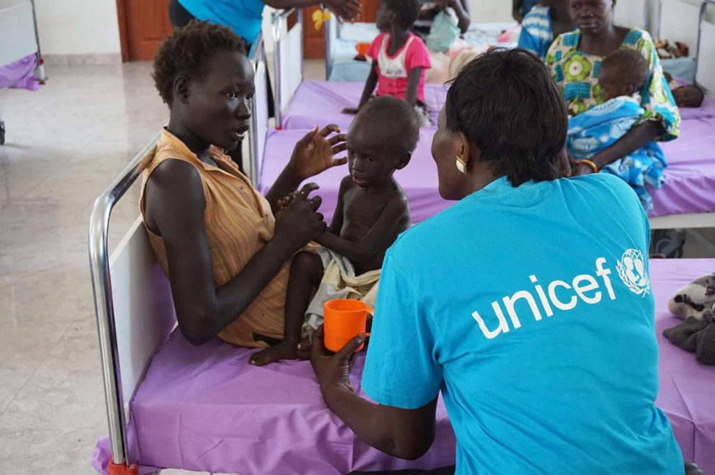 Sud Sudan, l’allarme di Unifcef: 2 bambini su 3 hanno bisogno di aiuto umanitario
