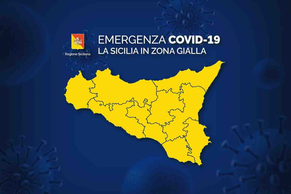 Nuova ordinanza del Ministero: la Sicilia in zona gialla per altri 15 giorni
