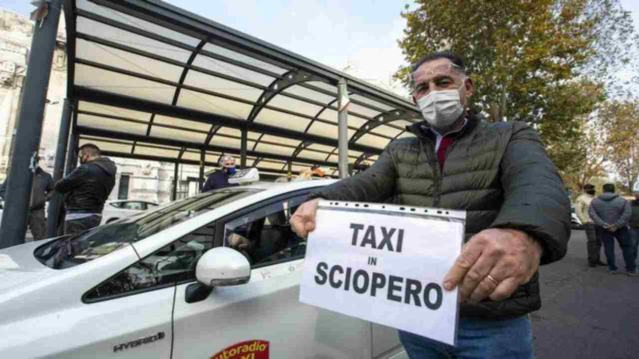 Sciopero Taxi