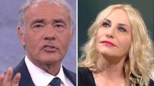 Antonella Clerici e Massimo Giletti