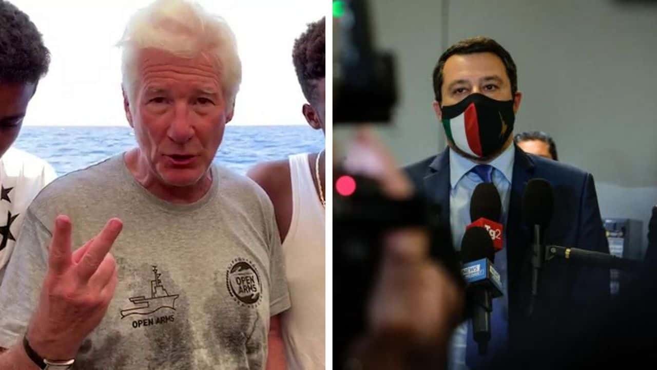 salvini processo Open Arms - richard gere testimone - meteoweek.com