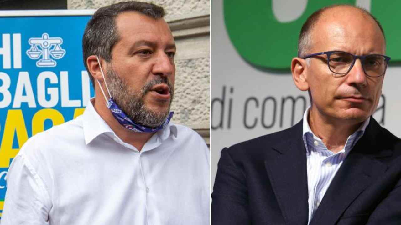 Salvini e Letta