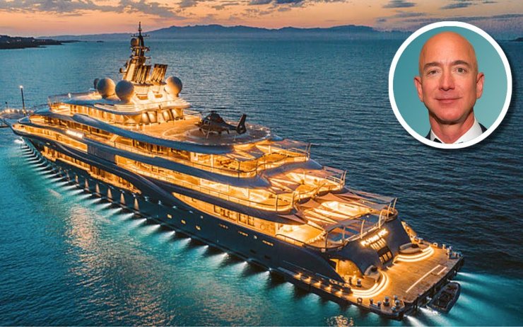 Jeff Bezos, smantellano un ponte per far passare il suo nuovo mega yacht