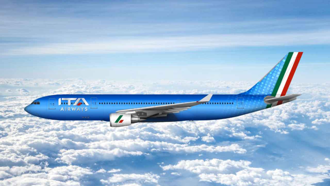 Un Airbus A330 di ITA Airways