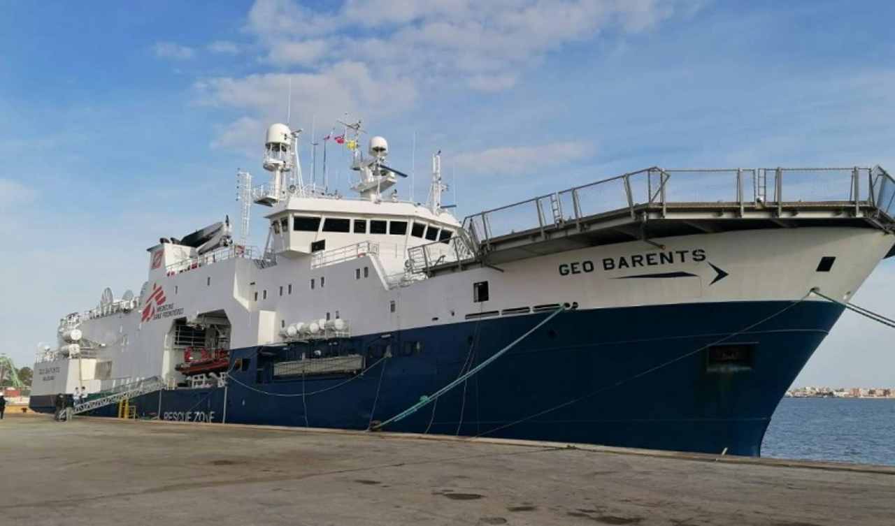 La nave di MsF Geo Barents