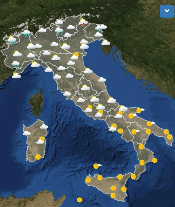 Meteo 3 giugno 2022