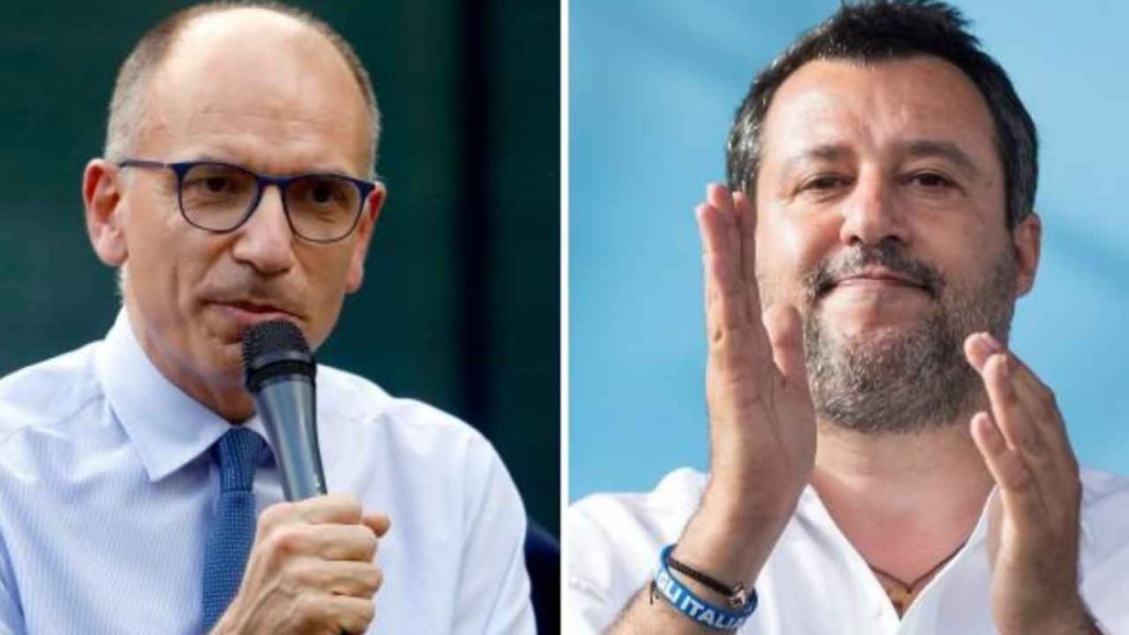 “Mai più insieme”: Salvini e Letta, addio definitivo alle larghe intese