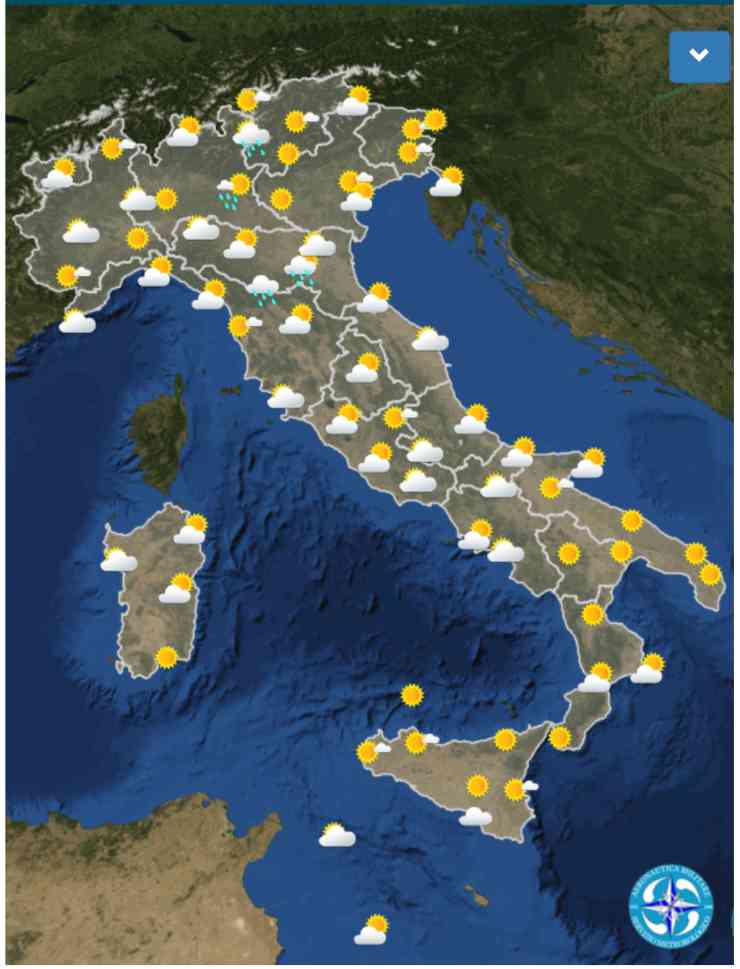 Meteo 6 giugno