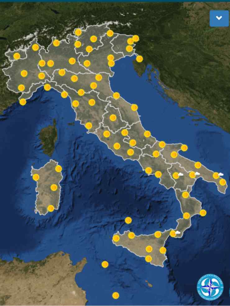 Previsioni meteo 12 giugno