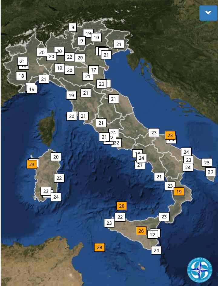 Meteo 3 giugno 2022 - Meteoweek