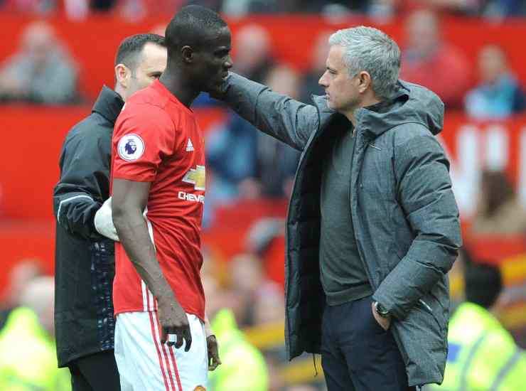 Bailly e Mourinho al Manchester United (credit: Ansa)