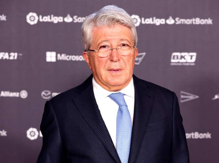Enrique Cerezo, presidente dell'Atletico Madrid (credit: Ansa)