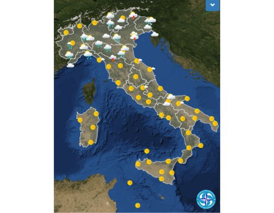 Meteo OGGI martedì 26 luglio Tornano temporali e grandine al Nord