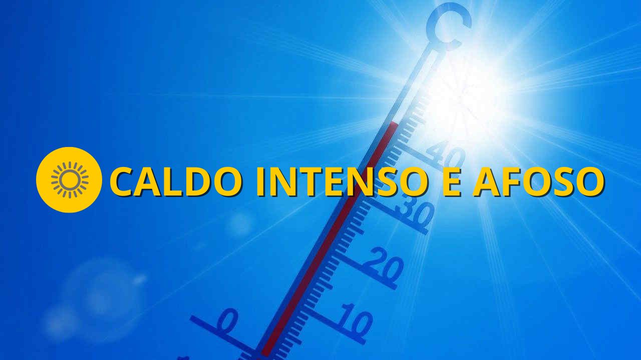 Meteo OGGI mercoledì 20 luglio Caldo intenso e afoso