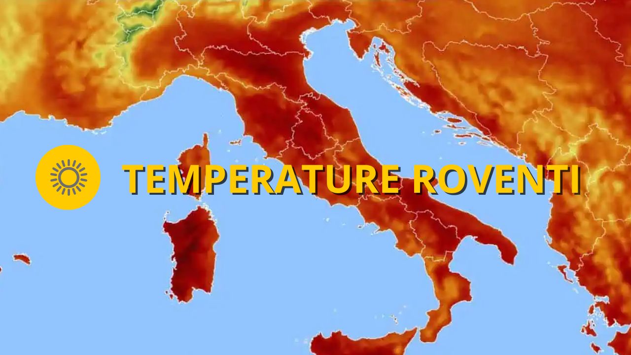 Meteo OGGI sabato 23 luglio  Temperature roventi e caldo afoso