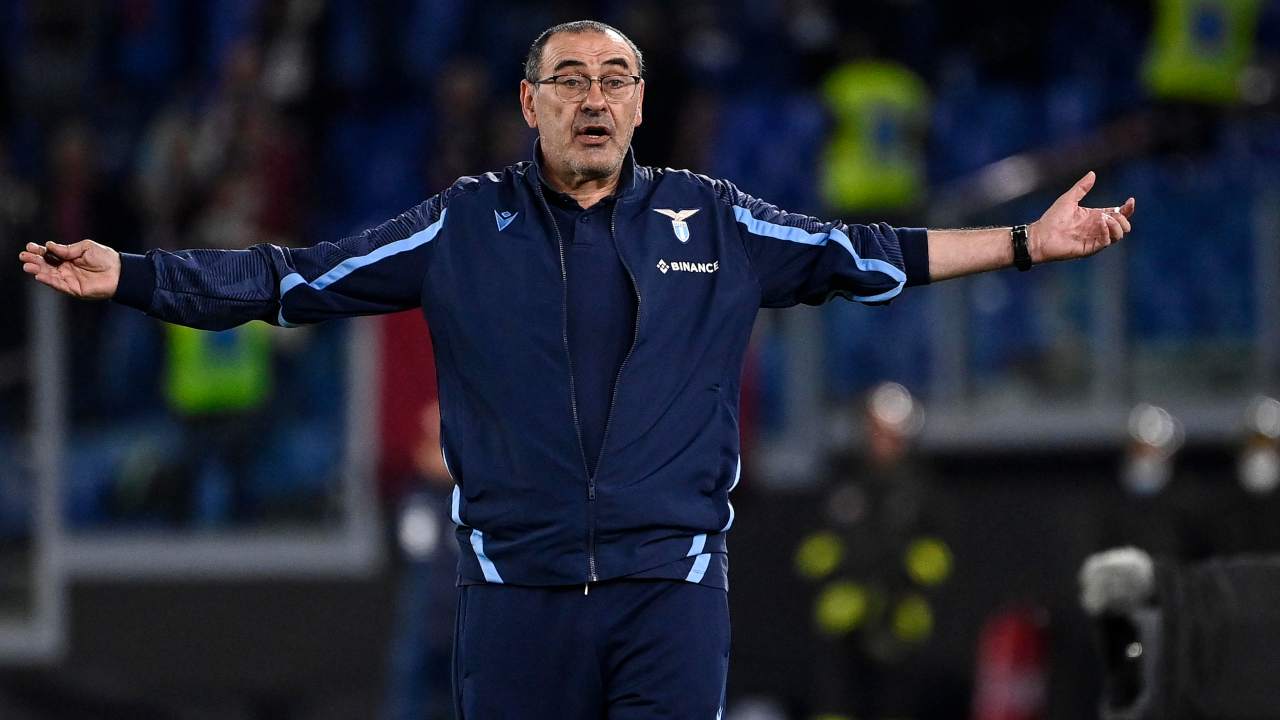Maurizio Sarri, allenatore della Lazio - credits: Ansa Foto. Meteoweek