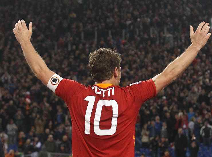 Francesco Totti, leggenda della Roma (credit: Ansa)