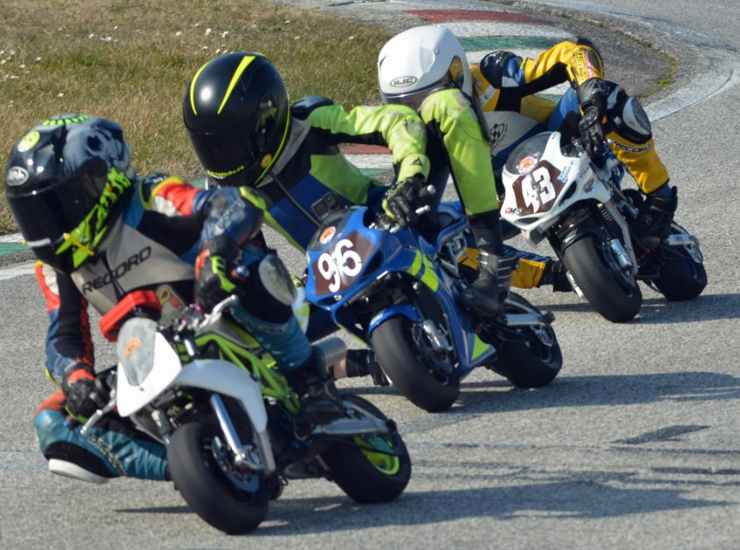 Minimoto in pista