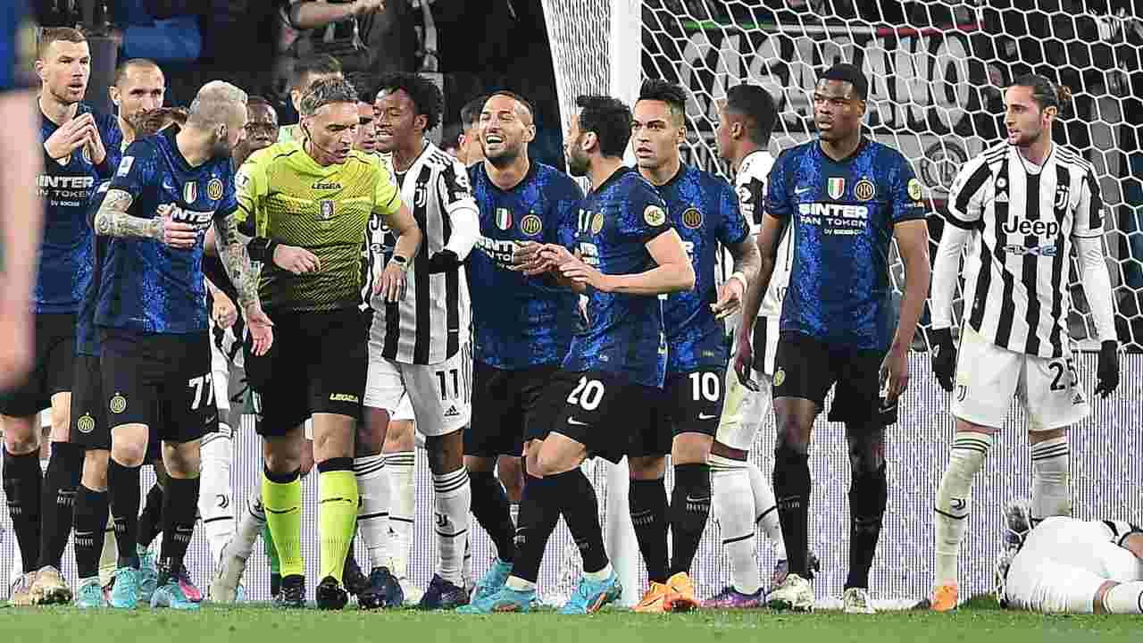 Inter e Juventus - credits: Ansa Foto. Meteoweek