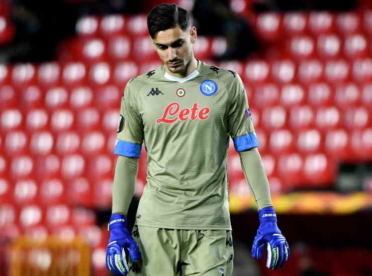 Alex Meret, portiere in uscita dal Napoli (credit: Ansa)