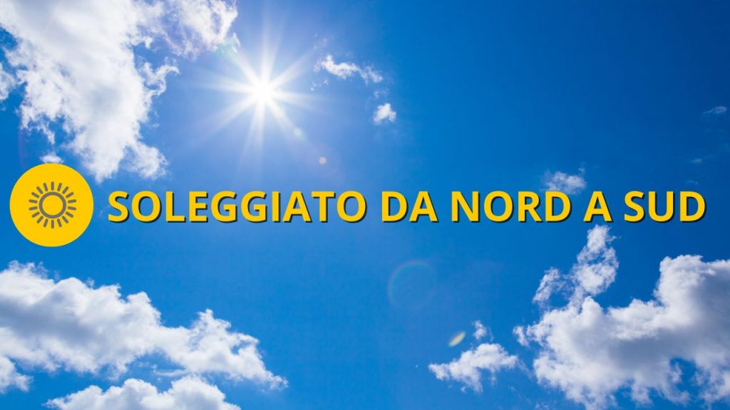 Meteo OGGI mercoledì 3 agosto | Stabile e soleggiato da Nord a Sud