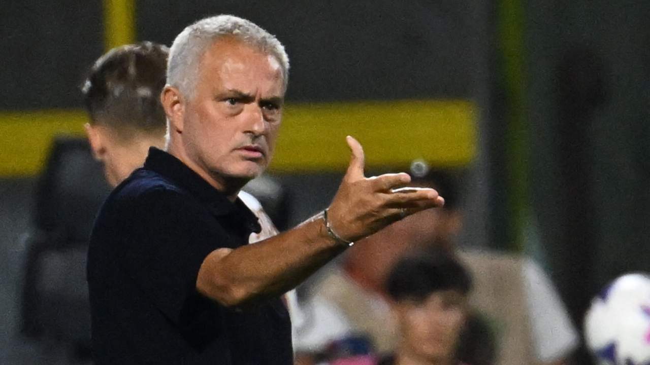 José Mourinho, allenatore della Roma - credits: Ansa Foto. Meteoweek