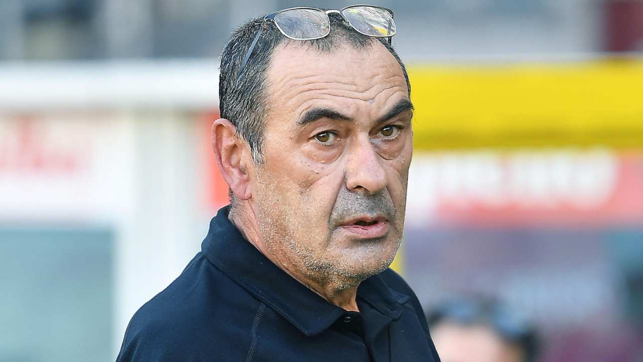 Maurizio Sarri, allenatore della Lazio (credit: Ansa)