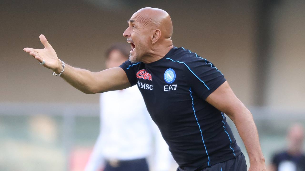 Luciano Spalletti sulla panchina del Napoli - credits: Ansa Foto. Meteoweek