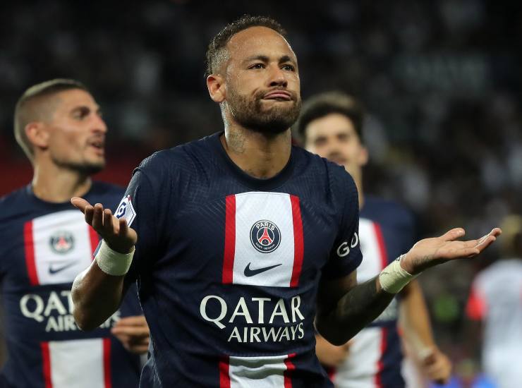 Neymar attaccante del Psg (Credit Foto Ansa)