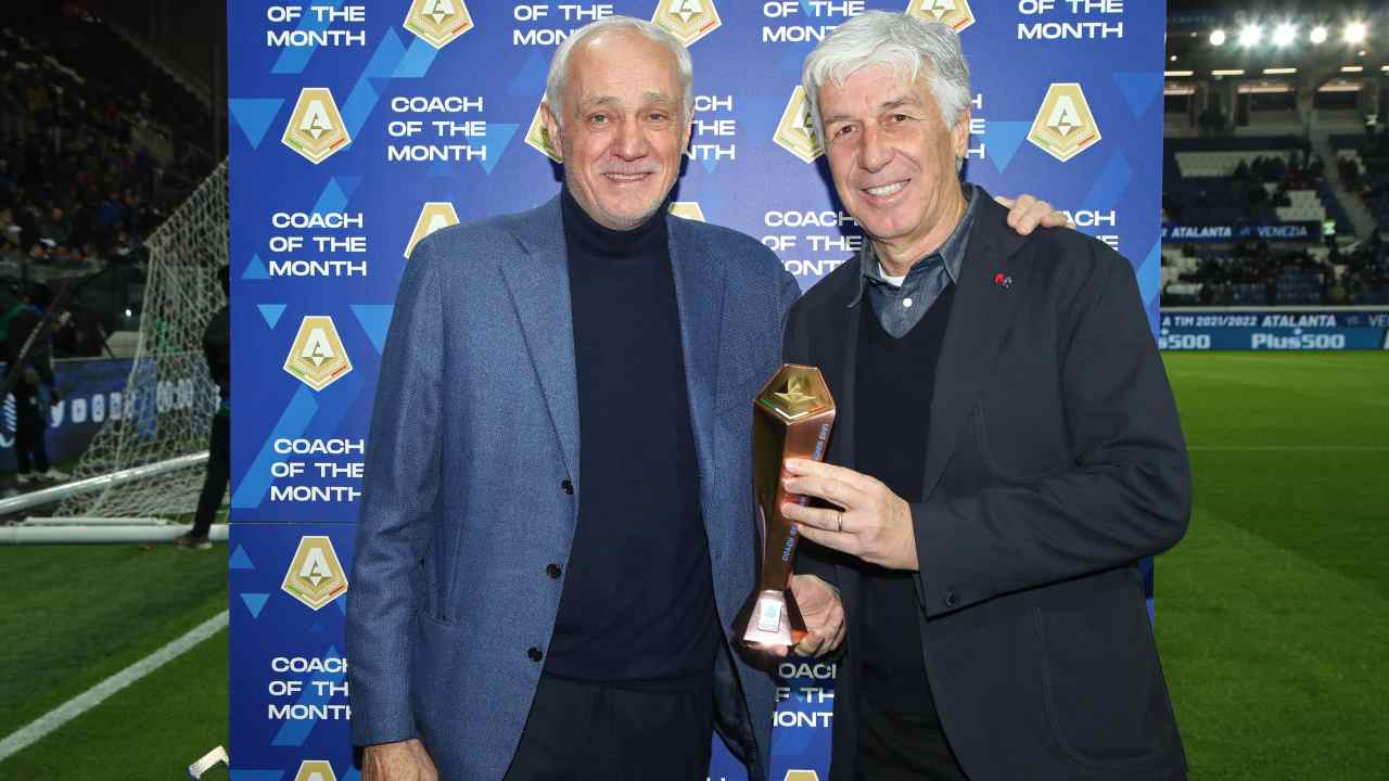 Antonio Percassi e Gian Piero Gasperini (Credit Foto Ansa)