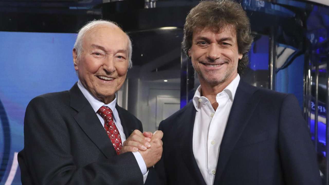 Piero Angela con il figlio Alberto 