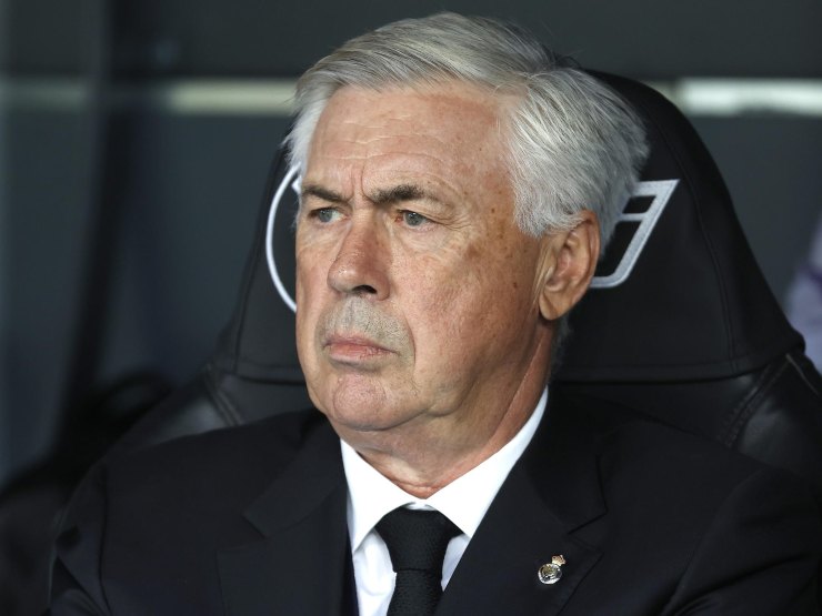 Carlo Ancelotti, allenatore del Real Madrid ed ex Napoli (credit: Ansa) 16092022 Meteoweek.com