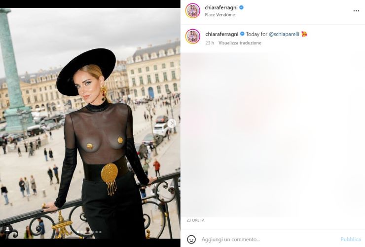 Il look di Chiara Ferragni a Parigi - Meteoweek.com