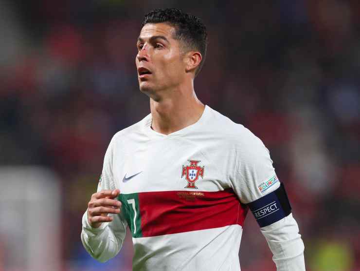 Cristiano Ronaldo con la maglia del Portogallo [Credit: ANSA] - 25092022 Meteoweek.com
