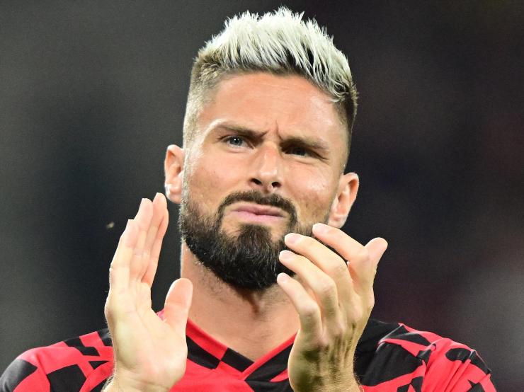 Olivier Giroud, attaccante del Milan (credit: Ansa) 29092022 Meteoweek.com