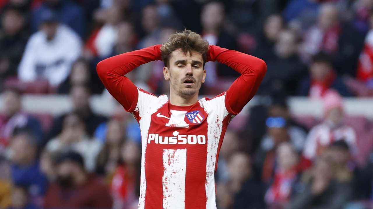 Griezmann con l'Atletico Madrid - credits: Ansa Foto. 10092022 MeteoWeek.com