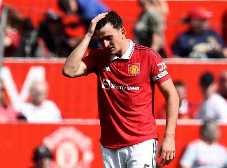 Harry Maguire, difensore del Manchester United [Credit: ANSA] - Meteoweek