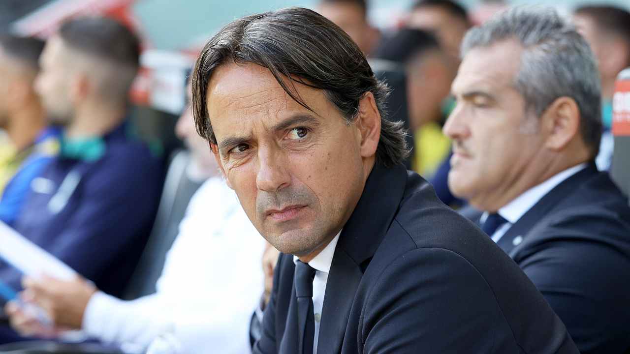 Simone Inzaghi, allenatore dell'Inter (credit: Ansa) 20092022 Meteoweek.com