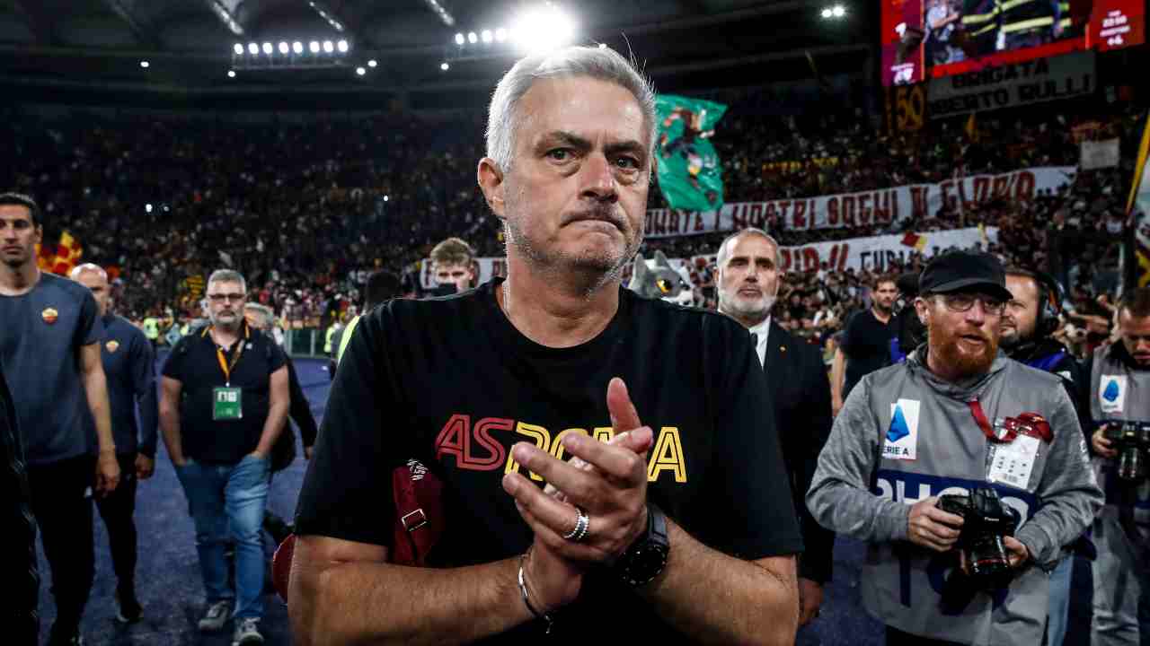 José Mourinho, allenatore Roma - credits: Ansa Foto. MeteoWeek.com 05/09/2022