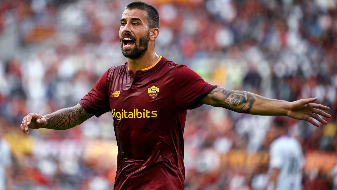 Leonardo Spinazzola giocatore della Roma (Credit: Ansa) 26092022 - Meteoweek.com