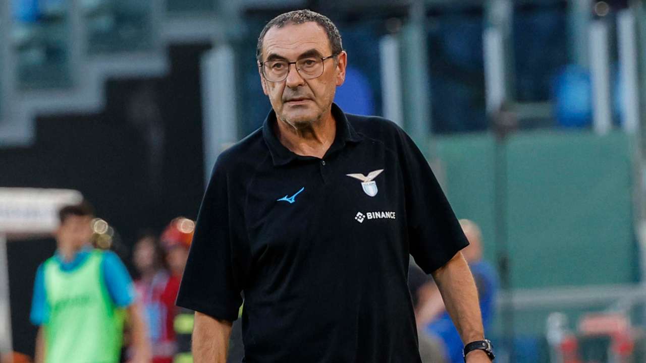 Maurizio Sarri allenatore della Lazio (Credit: Ansa) 15092022 - Meteoweek.com