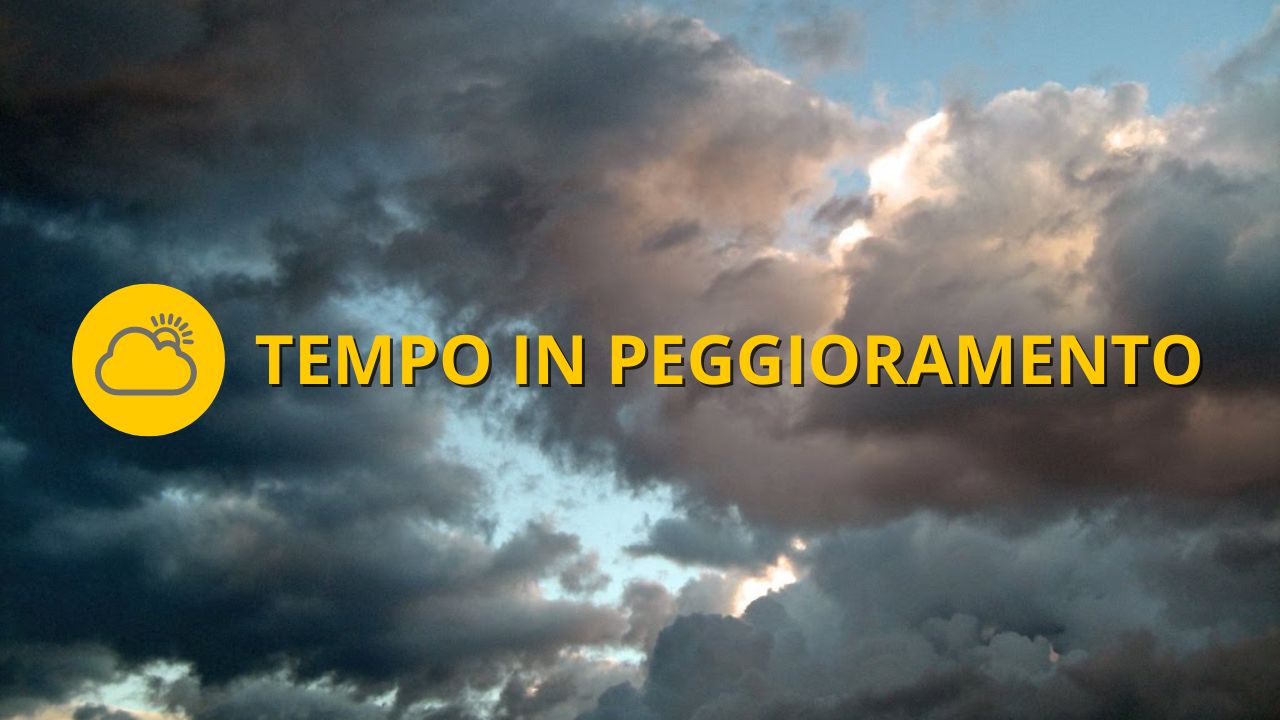 Meteo OGGI sabato 24 settembre Tempo in graduale peggioramento