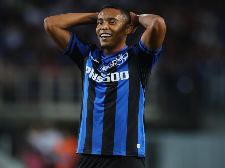 Luis Muriel, attaccante dell'Atalanta (credit: Ansa) 19092022 Meteoweek.com