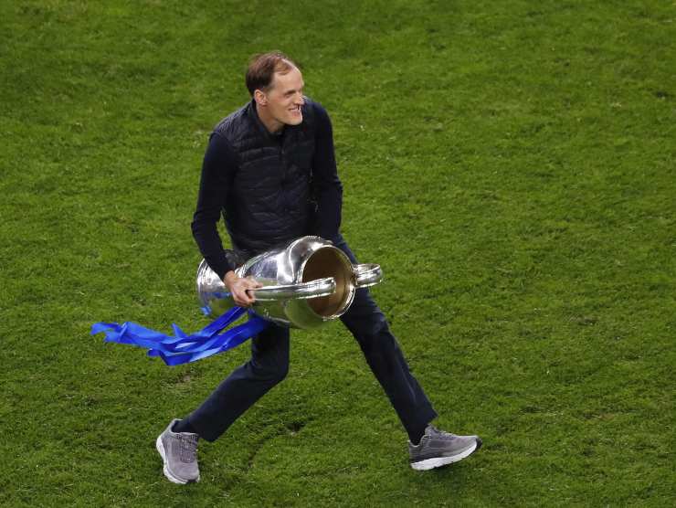 Tuchel con la Champions League vinta con il Chelsea - credits: Ansa Foto. 07092022 MeteoWeek.com